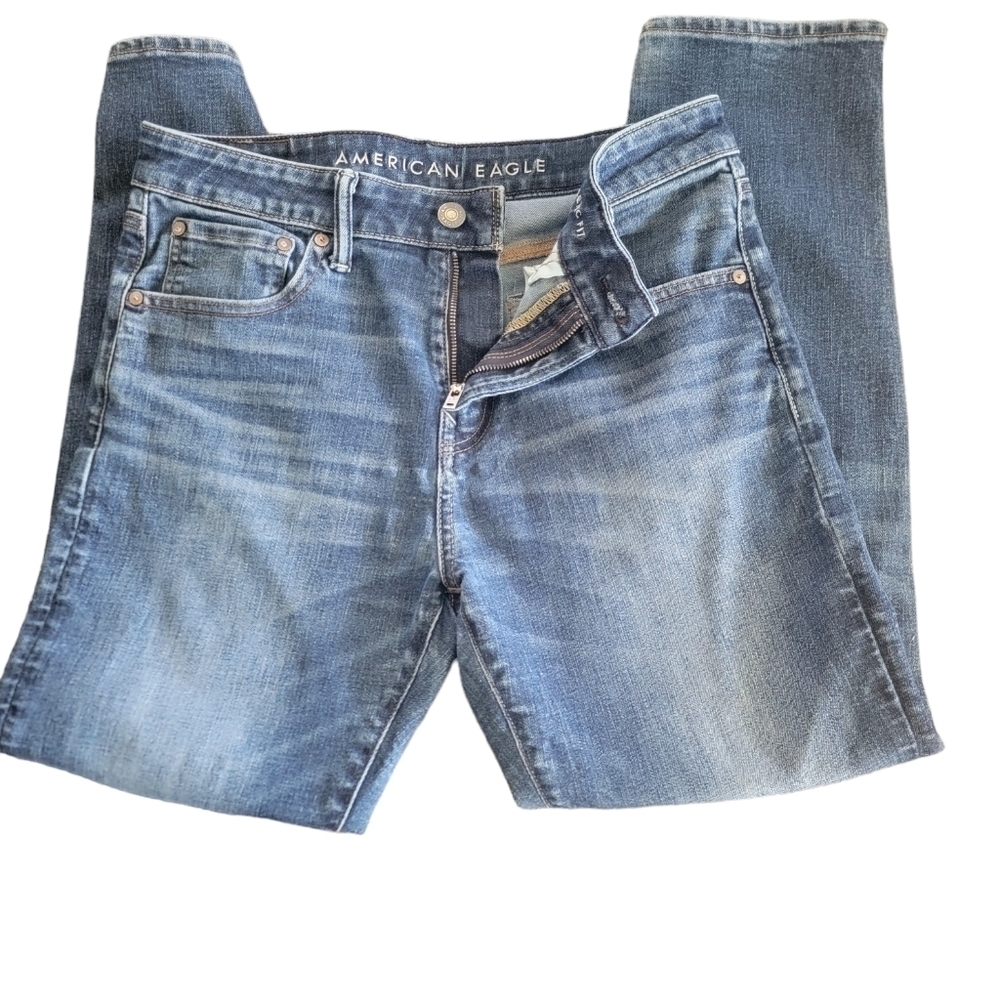 American Eagle Airflex+  Athletic Fit Jeans Size 32/30 - Picture 3 of 8